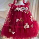 White and Pink Floral Tutu
