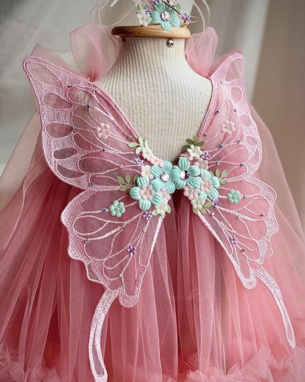 Pink Corduroy Dress - Image 2