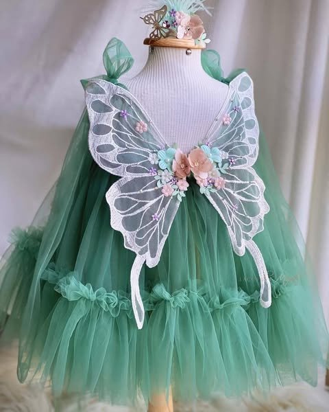 Mint Green Tutu Frock - Image 4