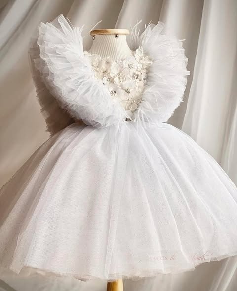 Snowflake Cloud Angel Tutu Frock