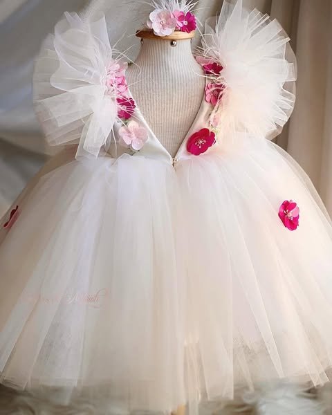 Pink Corduroy Jumper Dress - Image 3