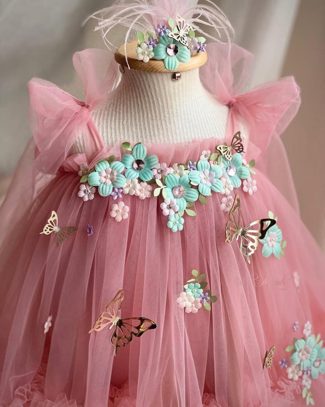Pink Corduroy Dress