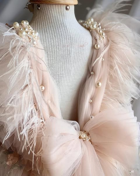 Rose Gold Butterfly Garden Frock - Image 3