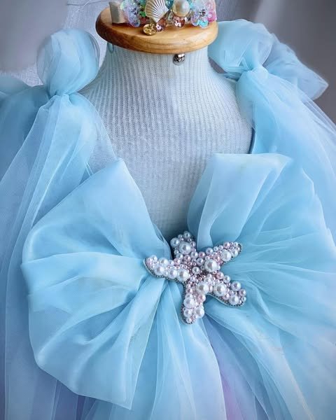 Mermaid Ocean Dream Princess Frock - Image 4