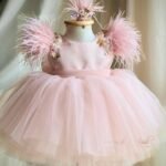 Pink and Peach Tulle Dresses