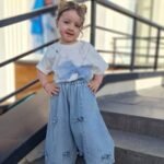 Casual White Tee & Wide Leg Jeans western wears