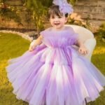 Elegant Ruffled Tulle Princess Gown