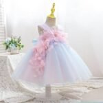 Pastel Floral Tulle Party frock