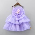 Sweet Pink Tiered Ruffle frock